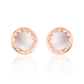 Damen Ohrstecker Silber 925 Rosé Vergoldet - Ohrstecker Damen | OROVIVO