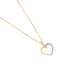 THAYS Damen Collier Gold 375 (9 Karat) Diamant Wei&szlig; 0,02 ct
