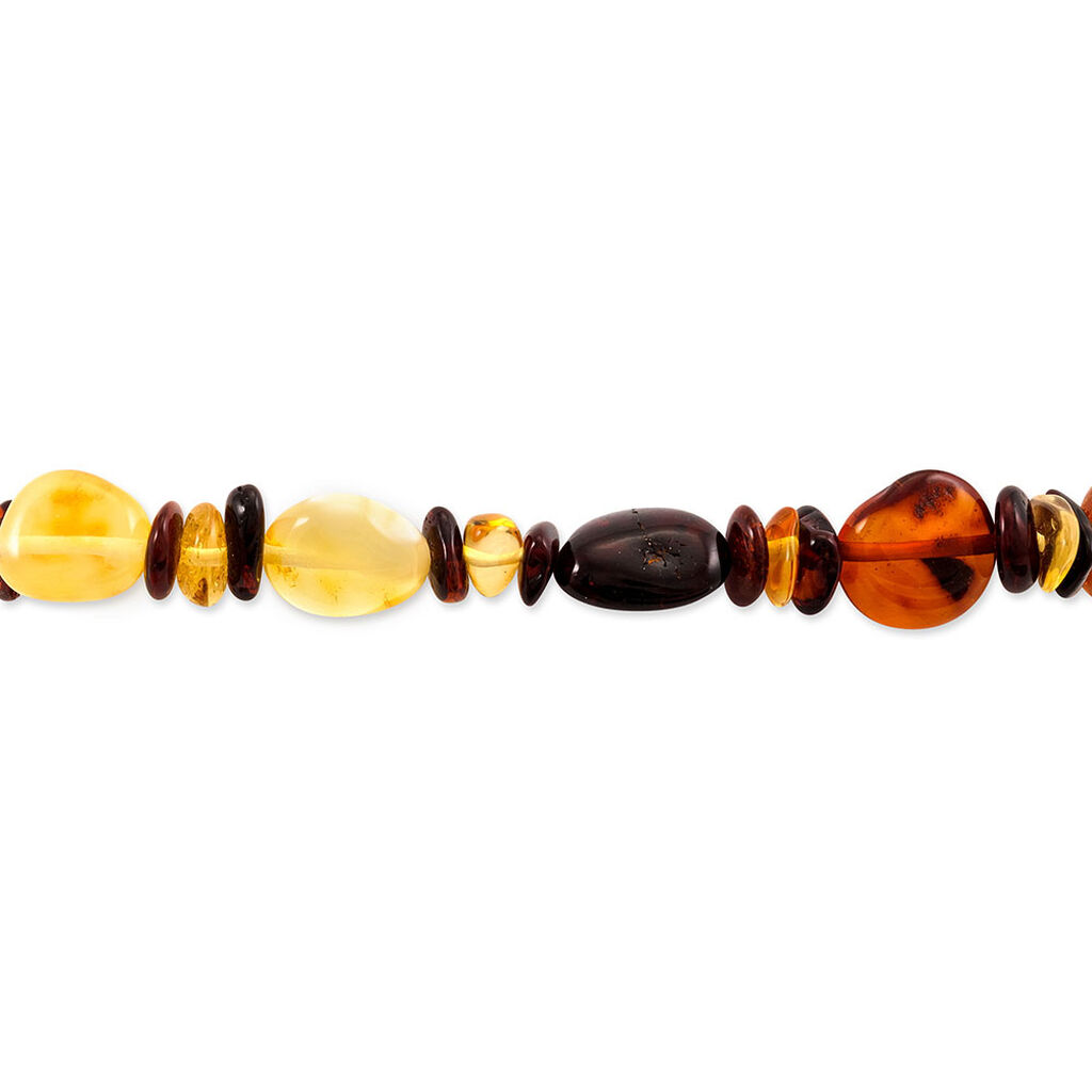 Bracelet Elastique Ambre Multicolore - Spannringe Damen | OROVIVO