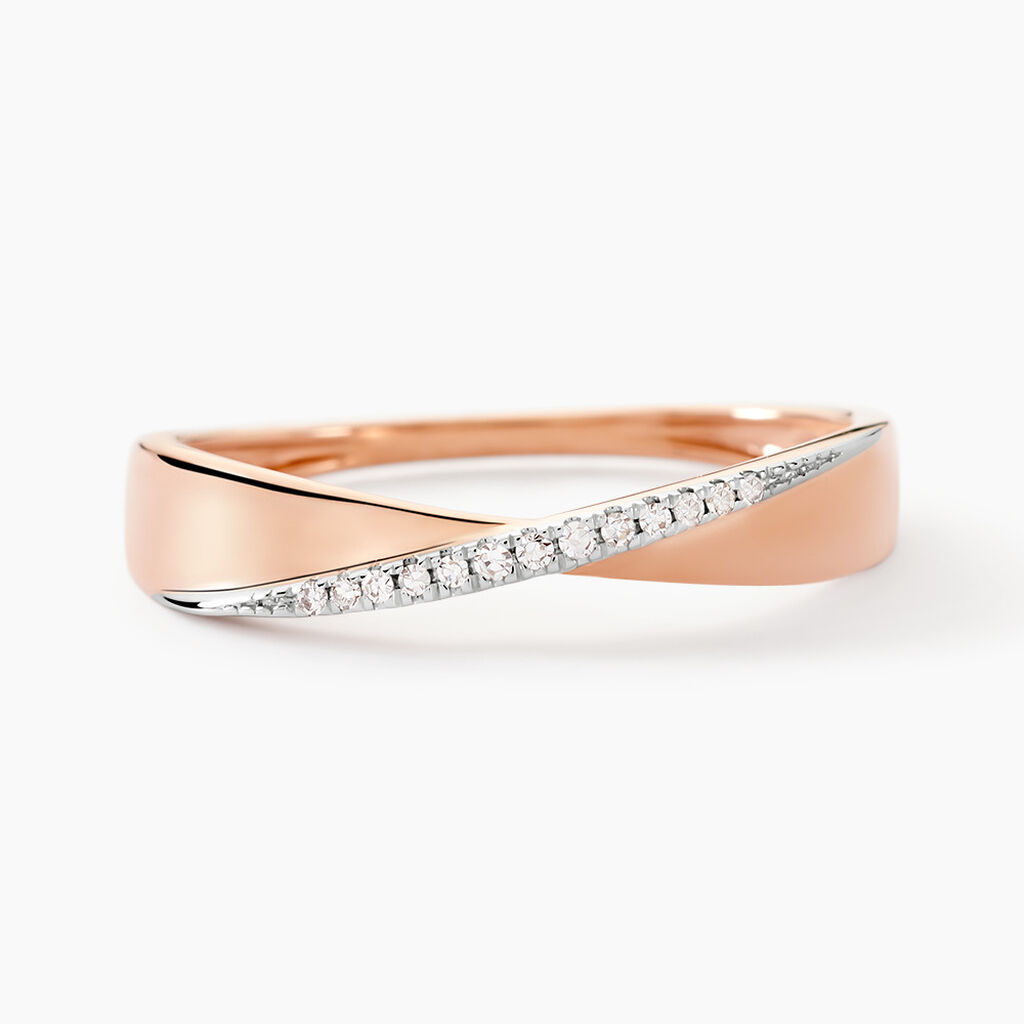 Bague Suzie Or Rose Diamant - Spannringe Damen | OROVIVO