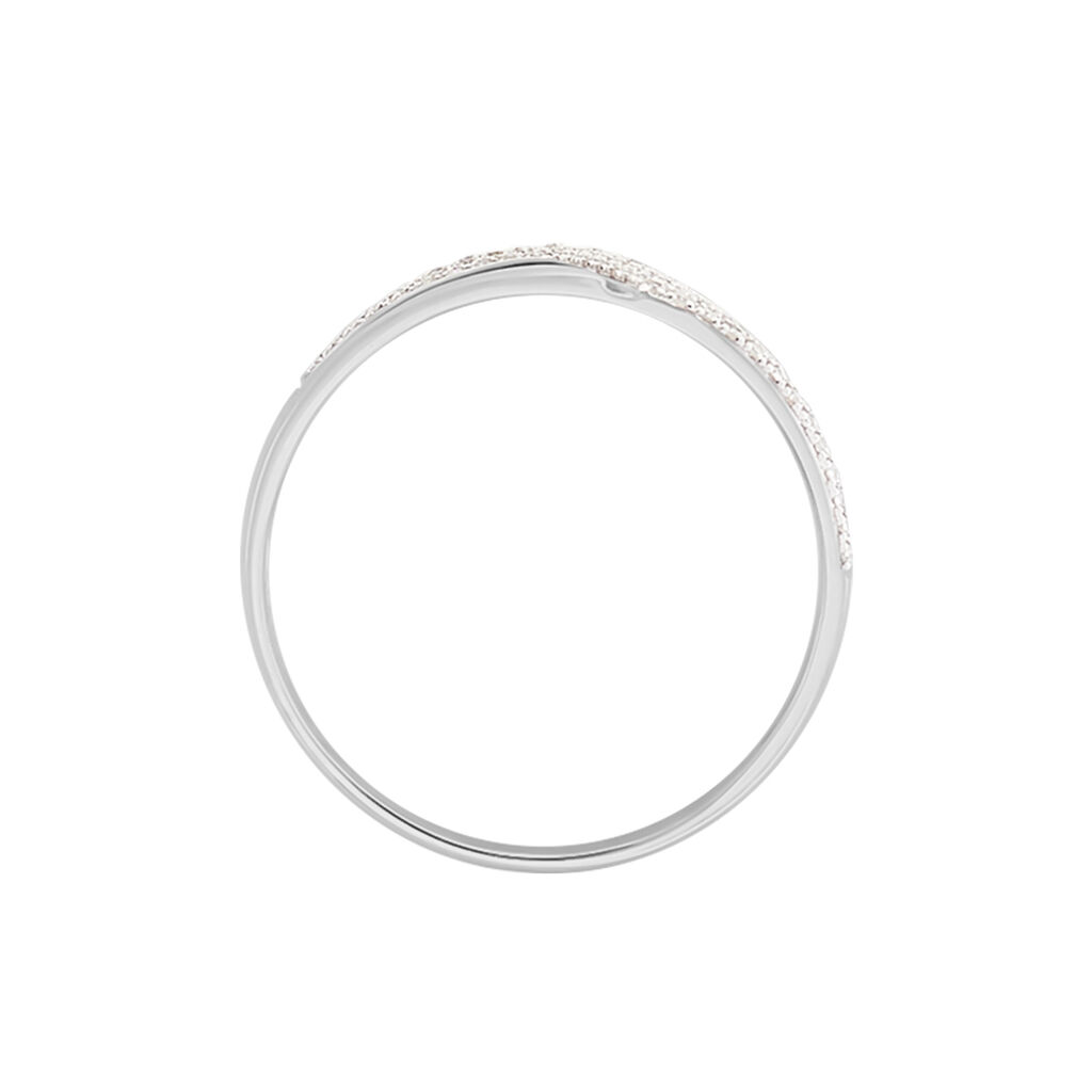 Bague Tara Or Blanc Diamant - Spannringe Damen | OROVIVO