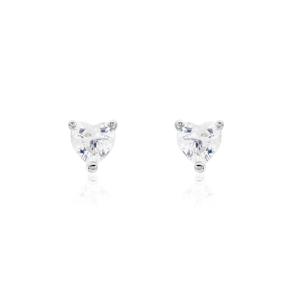 Damen Ohrstecker Silber 925 Zirkonia ---