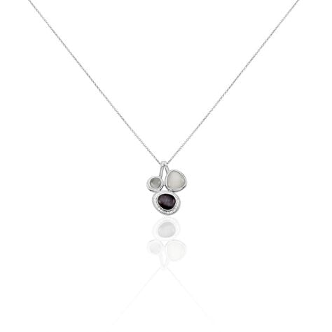 Damen Halskette Silber 925 Zirkonia Glassteine - Halsketten Damen | OROVIVO