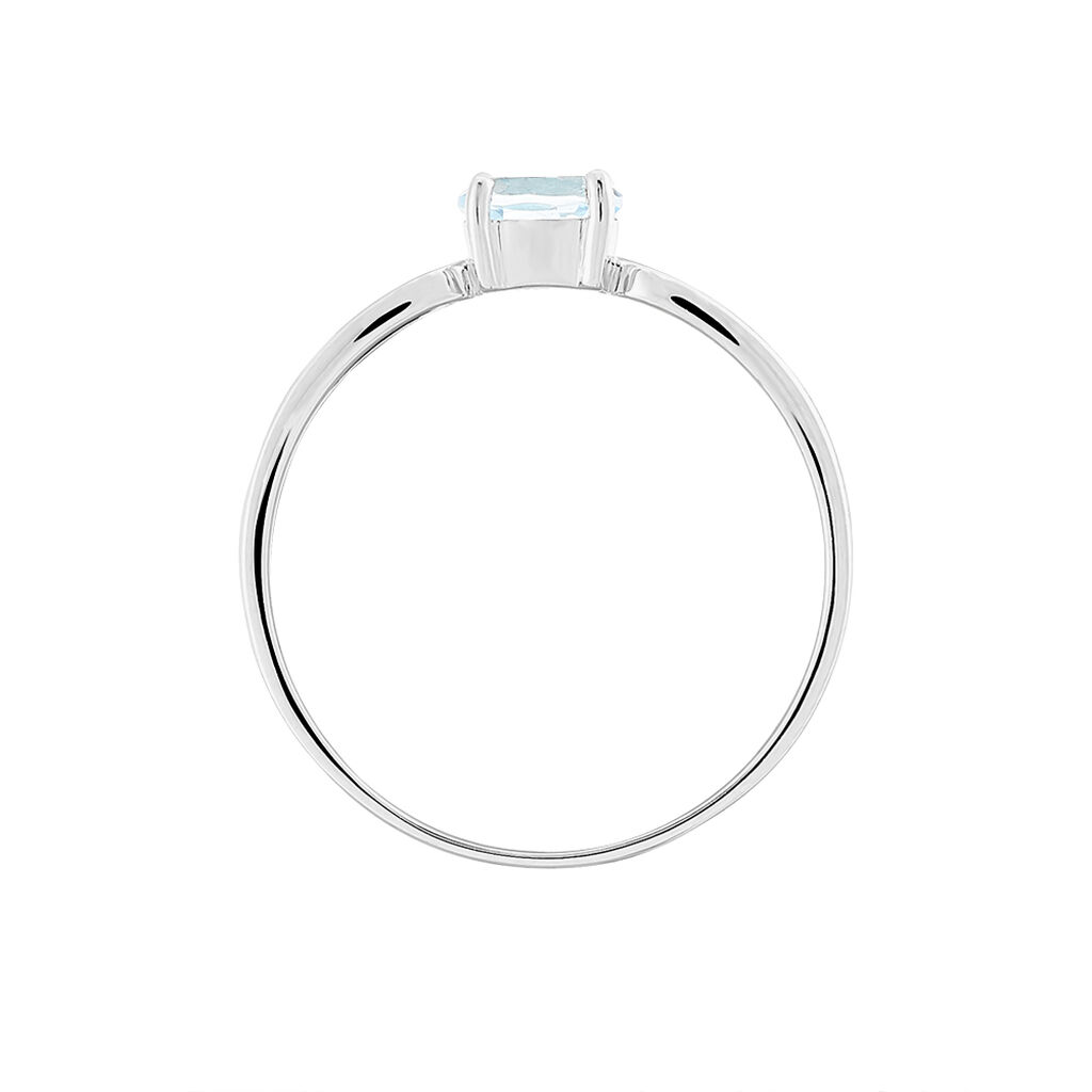 Bague Catheline Or Blanc Topaze - Spannringe Damen | OROVIVO
