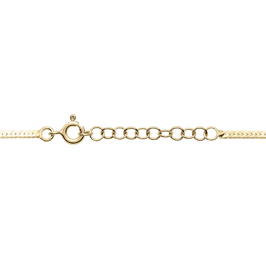 Damen Collier Silber vergoldet 925 Leila - Halsketten Damen | OROVIVO