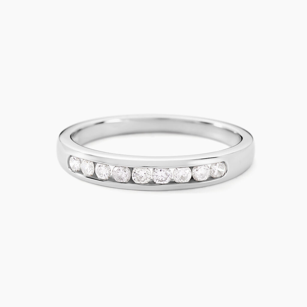 Alliance Giulia Or Blanc Diamant - Spannringe Damen | OROVIVO