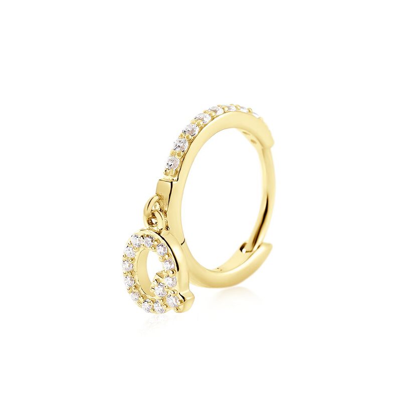 Créoles Léria Or Jaune Oxyde De Zirconium - Spannringe Damen | OROVIVO