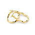 Elise Oval Damen Creolen Gold 375 (9 Karat)