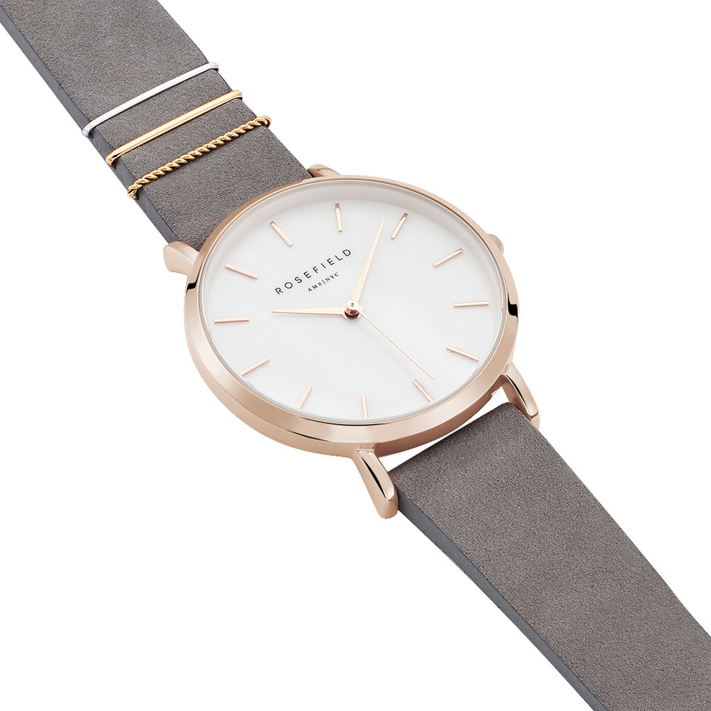 Montre Rosefield West Village Blanc - Spannringe Damen | OROVIVO