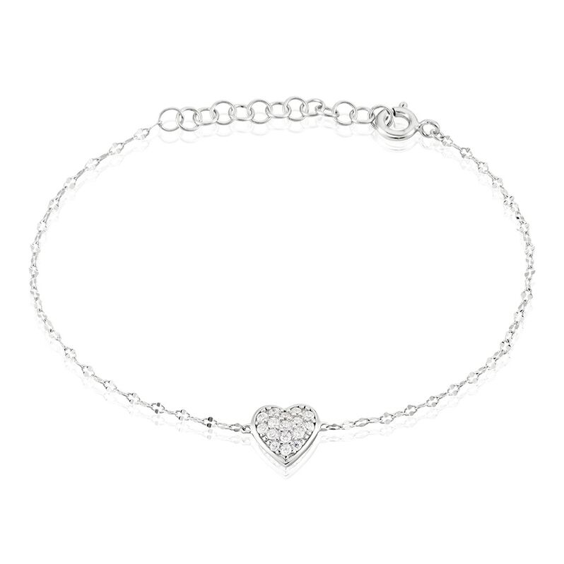 Bracelet Idan Argent Weiss Oxyde De Zirconium - Spannringe Damen | OROVIVO