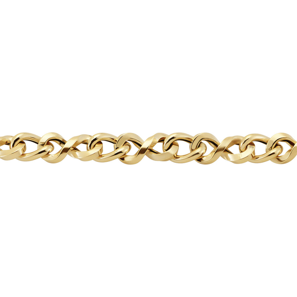 BELLE Damen Armkette Gold 585 (14 Karat) B 5,5 mm