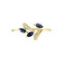 Damenring Gold 375 Saphir 0,41ct Blatt Inrisa - Ringe mit Edelsteinen Damen | OROVIVO