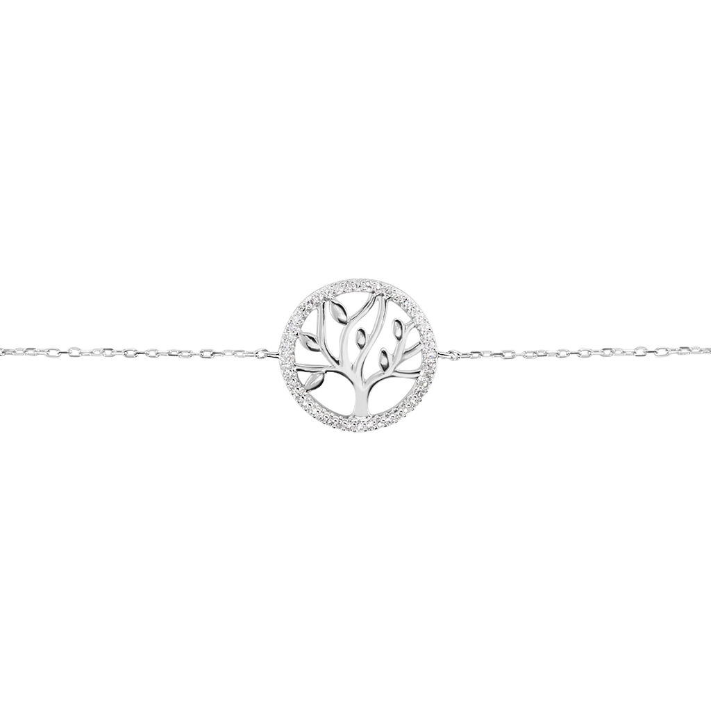 Bracelet Or Weiss Aarona Arbre De Vie - Spannringe Damen | OROVIVO
