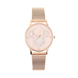 Disney Damenuhr Minnie Maus Kristalle Quarz - Analoguhren Damen | OROVIVO