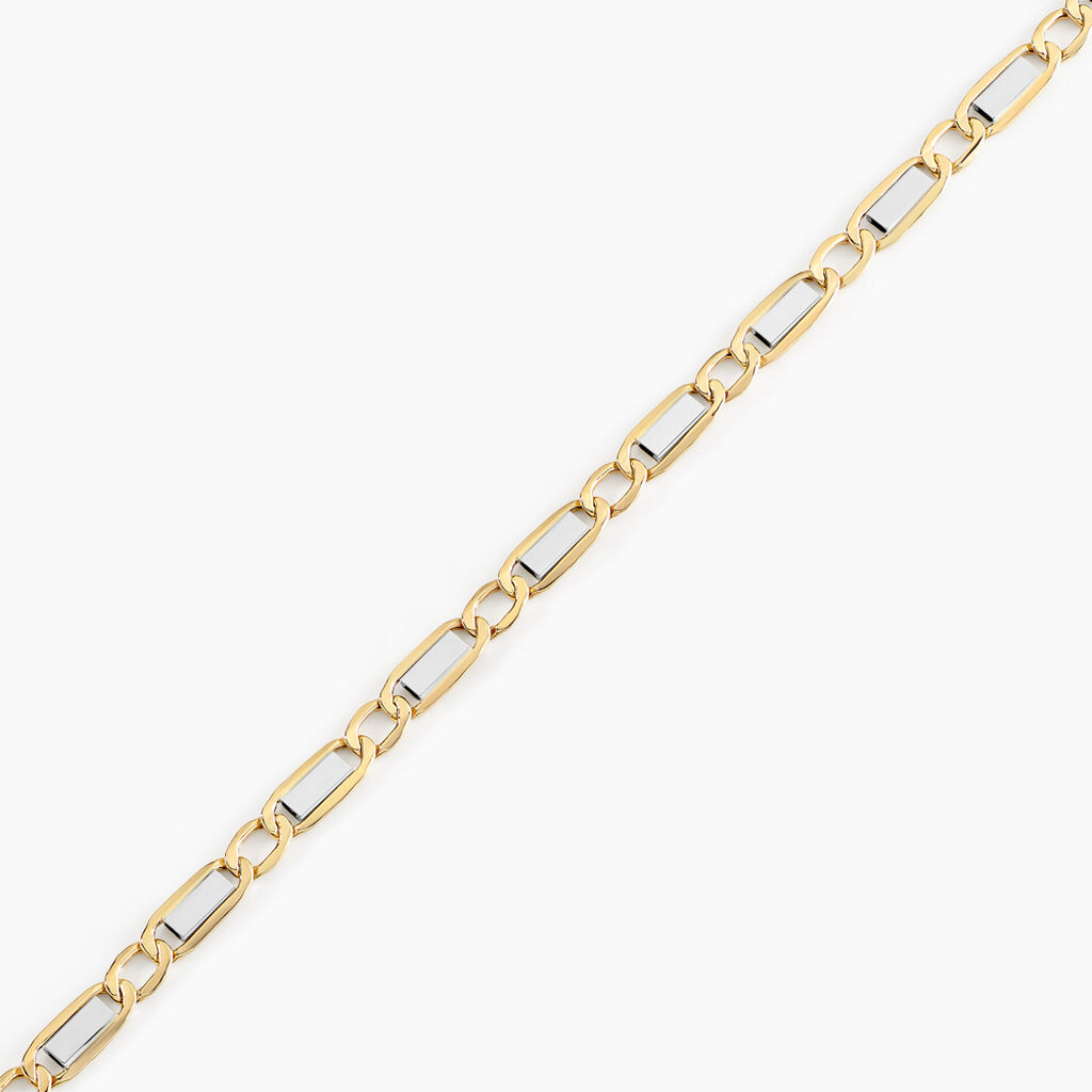 Bracelet Or Bicolore - Spannringe Herren | OROVIVO