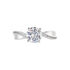 Damen Ring Silber 925 Zirkonia Weiß 2,020 ct B 1,6 mm