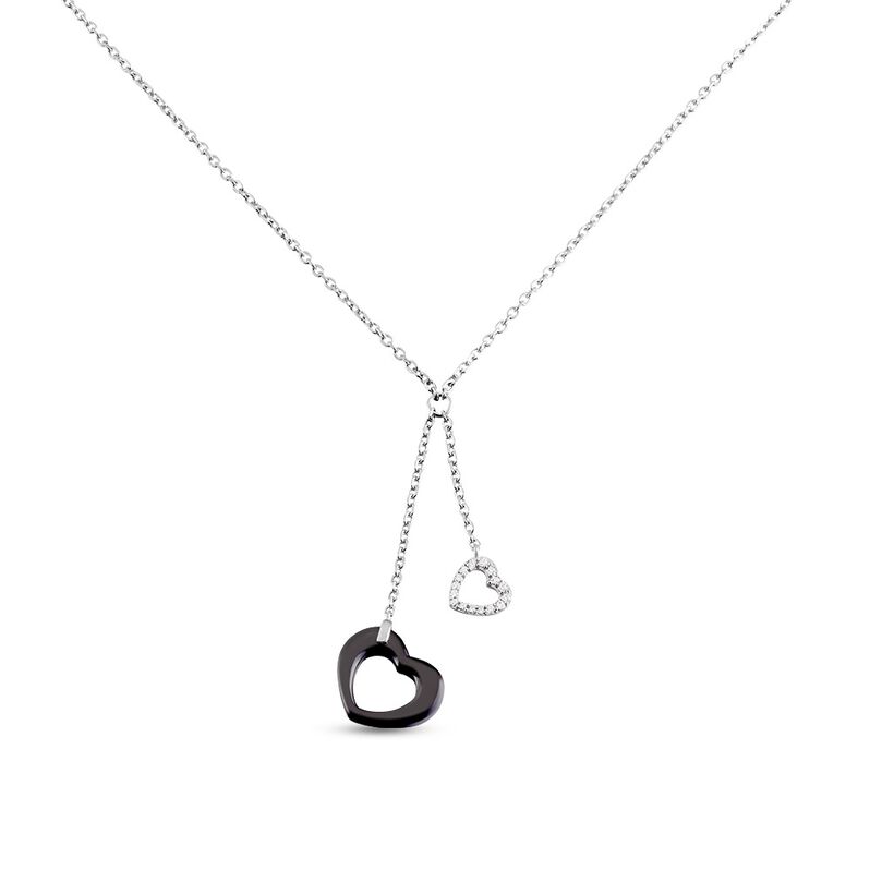 Collier Argent Et Céramique - Spannringe Damen | OROVIVO