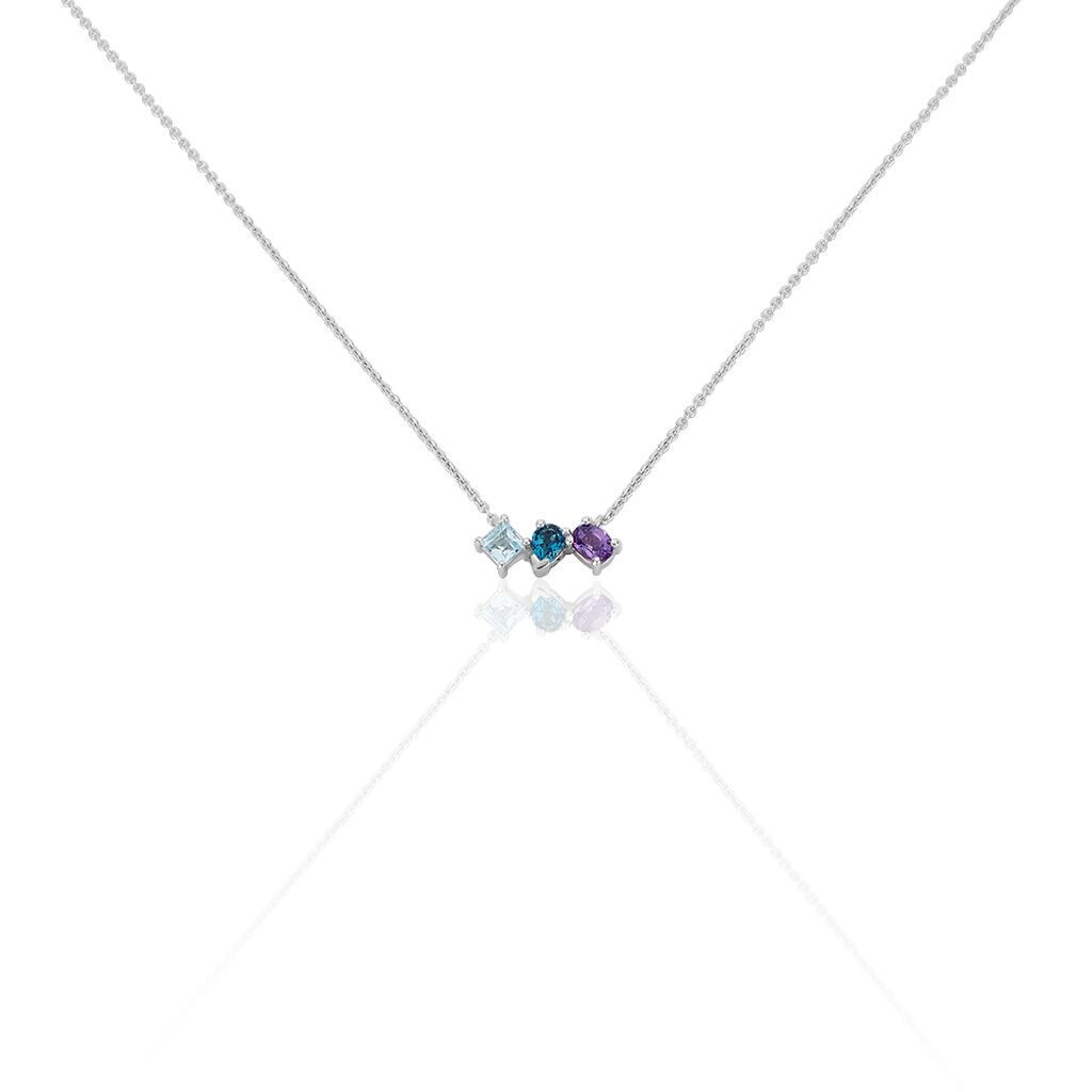Collier Or Weiss Raika Multipierres - Spannringe Damen | OROVIVO