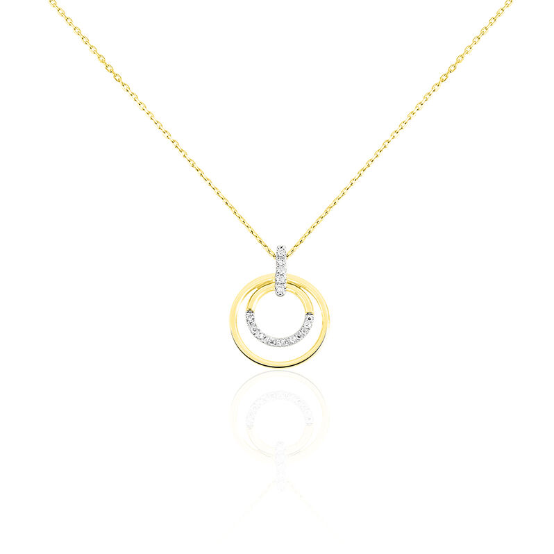Collier Mellisse Or Jaune Diamant - Spannringe Damen | OROVIVO