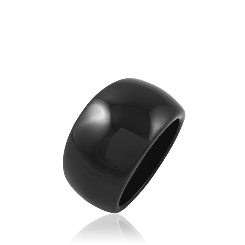 Bague Ceramik Design Ceramique Noir Céramique - Spannringe Damen | OROVIVO