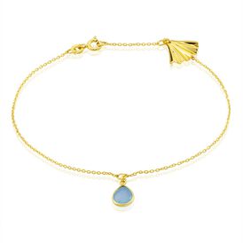 Damenarmband Silber 925 vergoldet Chalcedon - Armketten Damen | OROVIVO