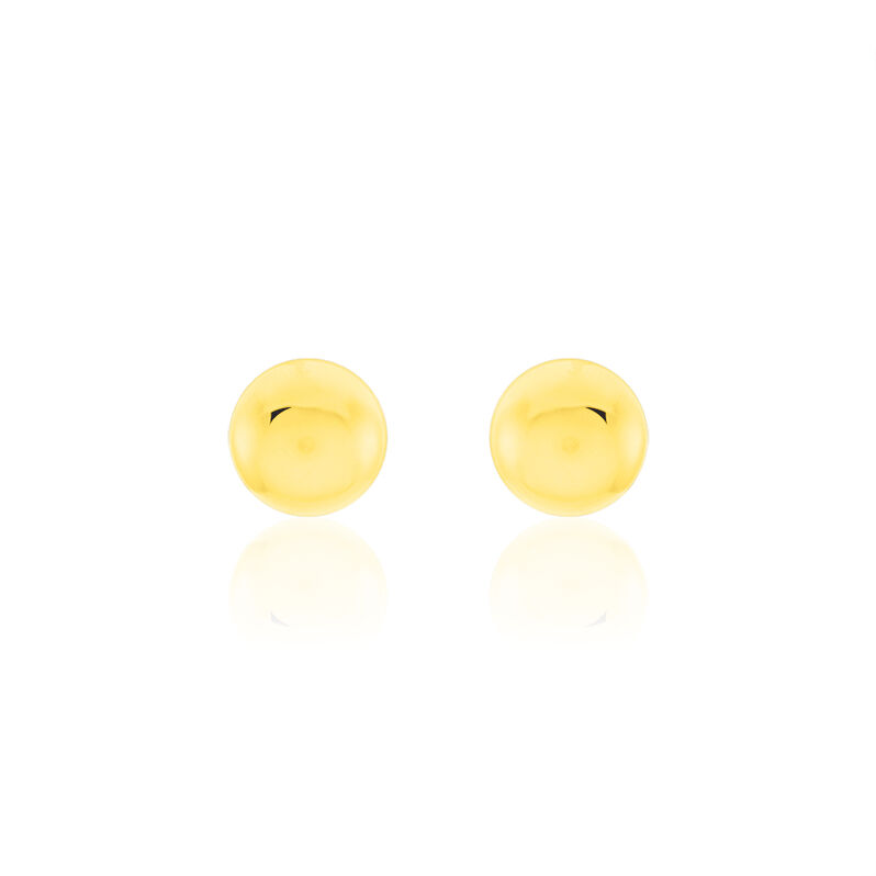 Damen Ohrstecker Gold 375 Halbkugel - Ohrstecker Damen | OROVIVO