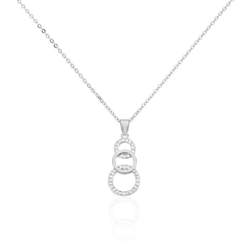 Collier Sibel Argent Cercles Et Oxydes - Spannringe Damen | OROVIVO