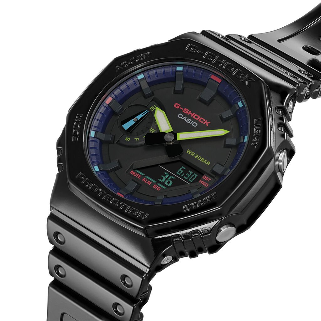 CASIO G-SHOCK Herrenuhr GA-2100RGB-1AER Quarz - Armbanduhren Herren | OROVIVO