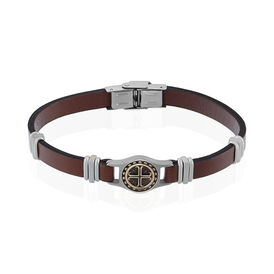 Herren Lederarmband Edelstahl  - Lederarmbänder Herren | OROVIVO