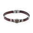 Herren Lederarmband Edelstahl  - Lederarmbänder Herren | OROVIVO
