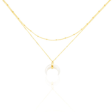 Damen Halskette Gold 375 Halbmond - Halsketten Damen | OROVIVO