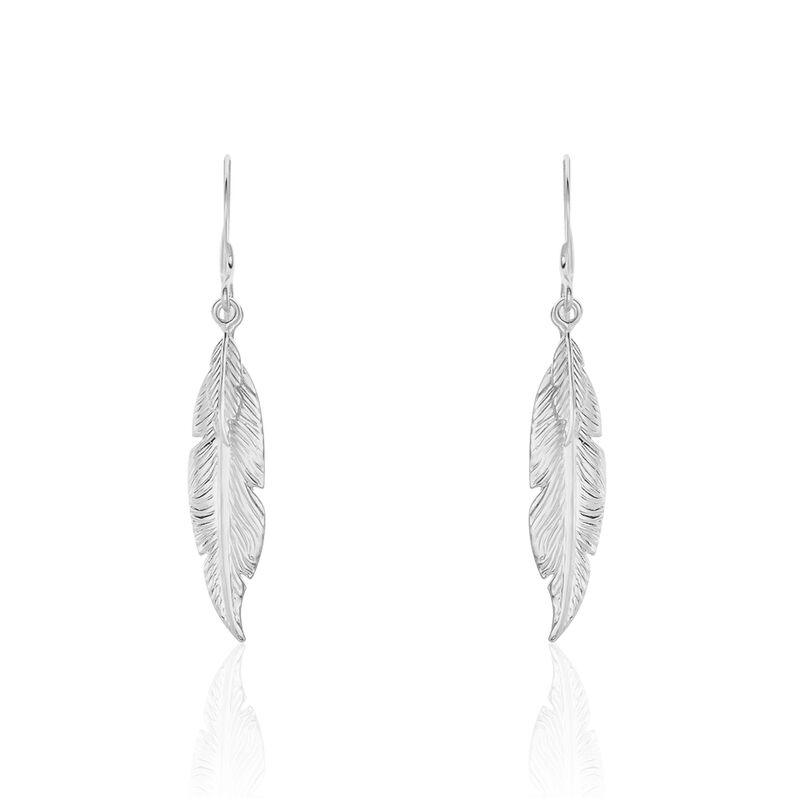 EURIELL 3 Damen Ohrringe Lang Silber 925 Feder - Ohrringe Damen | OROVIVO