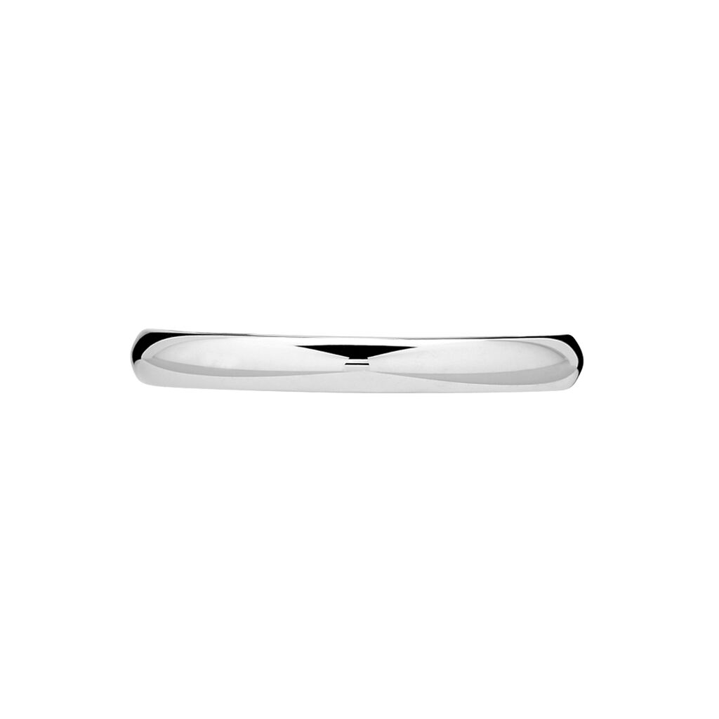 Alliance Annaic Ruban Plat Or Blanc - Spannringe Familie | OROVIVO