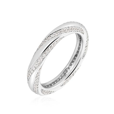 Damen Ring Silber Silber 925 Zirkonia Demi  - Ringe mit Stein Damen | OROVIVO