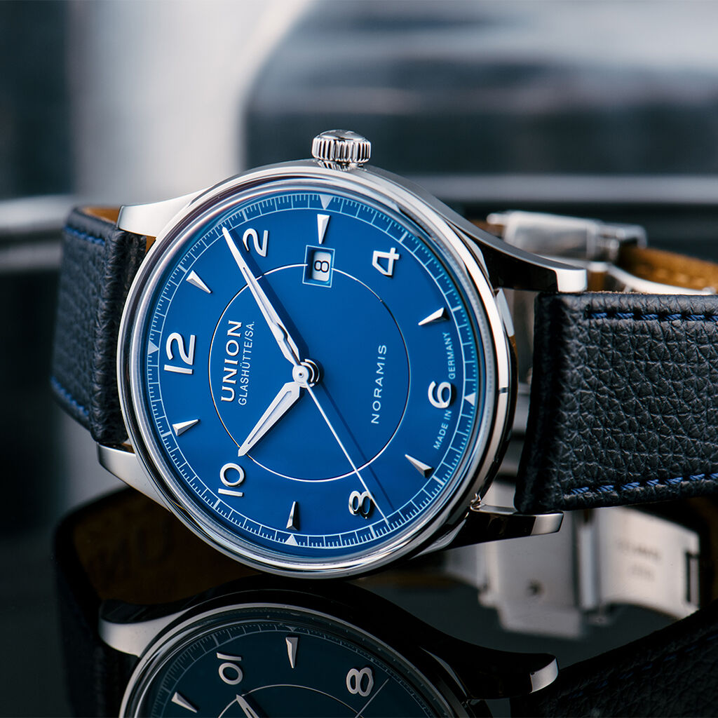 Union Glasshutte Herrenuhr Noramis D0164071604700 Automatik - Armbanduhren Herren | OROVIVO