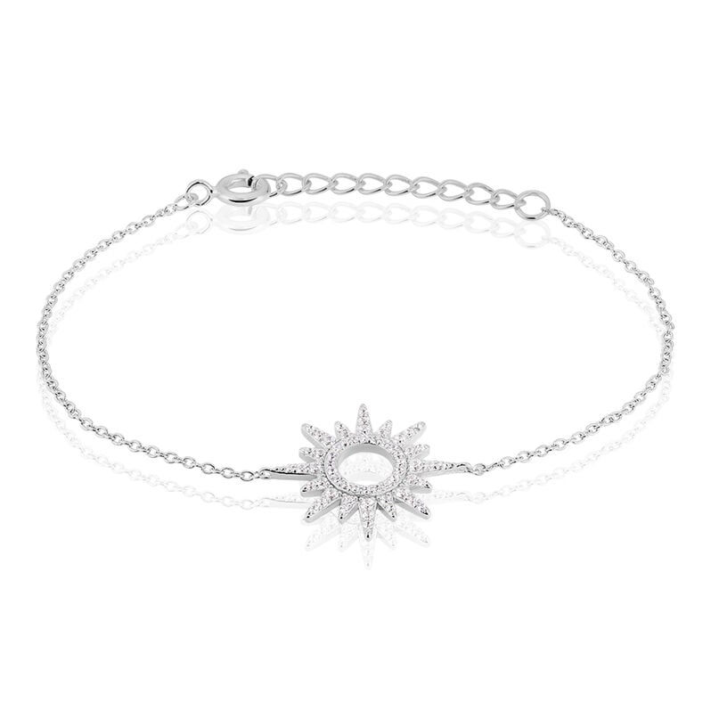 Bracelet Anaiz Argent Soleil Oxydes - Spannringe Damen | OROVIVO
