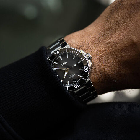 ORIS Herrenuhr Aquis Date Calibre 400 Automatik 01 400 7769 4154-07 8 - Armbanduhren Herren | OROVIVO