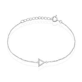 Damenarmband Silber 925 Zirkonia Dreieck - Armbänder Damen | OROVIVO
