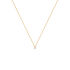 VICTORIA Damen Collier Gold 585 (14 Karat) Diamant Wei&szlig; 0,060 ct
