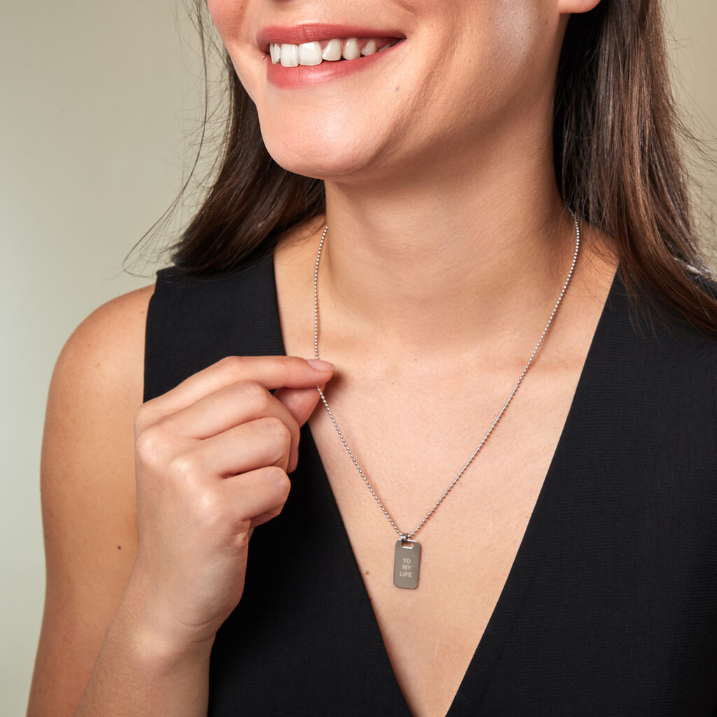 Unisex Collier Silber Silber 925 Geometrisch Symbol Karter 5cm 16mm - SALE % Unisex | OROVIVO