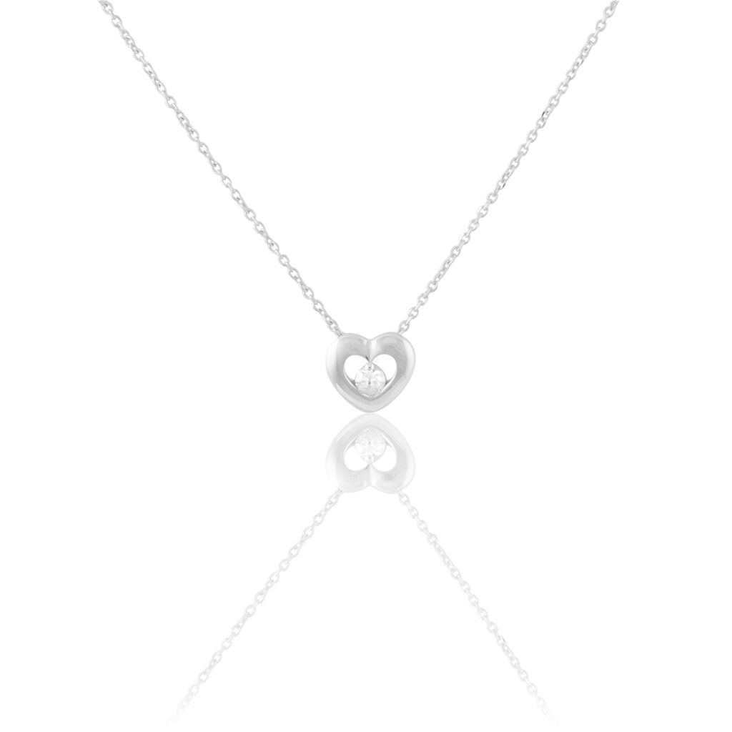 Collier Purete Or Blanc Diamant - Spannringe Damen | OROVIVO
