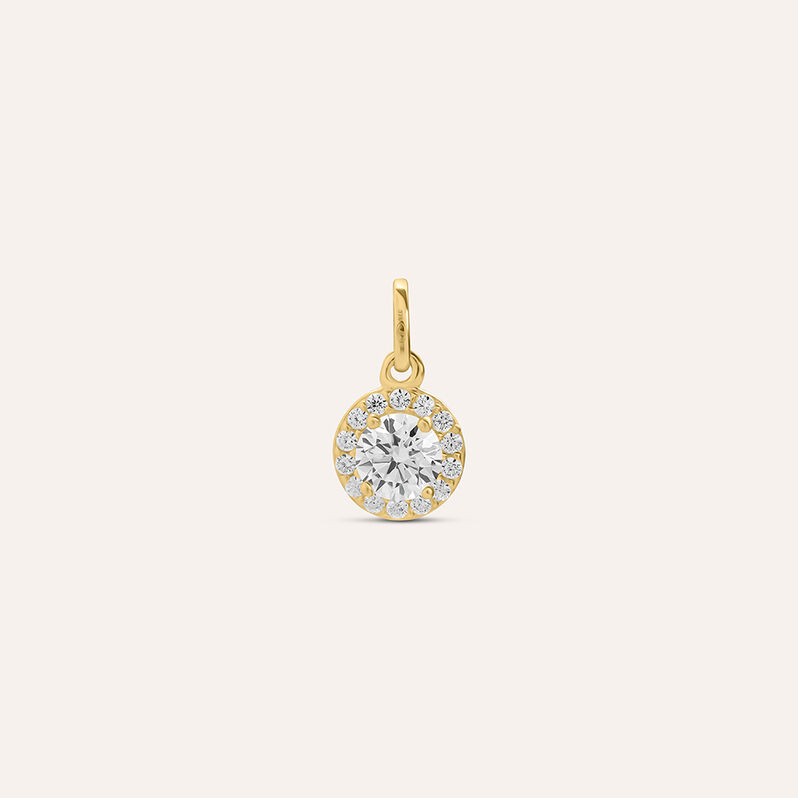 Pendente Punto Luce Poème Oro Giallo Cubic Zirconia - Spannringe Damen | OROVIVO
