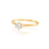 CHARLENE Damen Ring Gold 585 (14 Karat) Diamant Weiß 0,4 ct B 1,8 mm