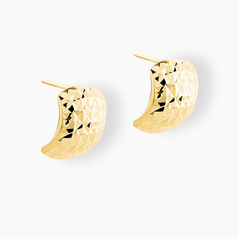 Boucles D'oreilles Puces Linddya Or Jaune - Spannringe Damen | OROVIVO