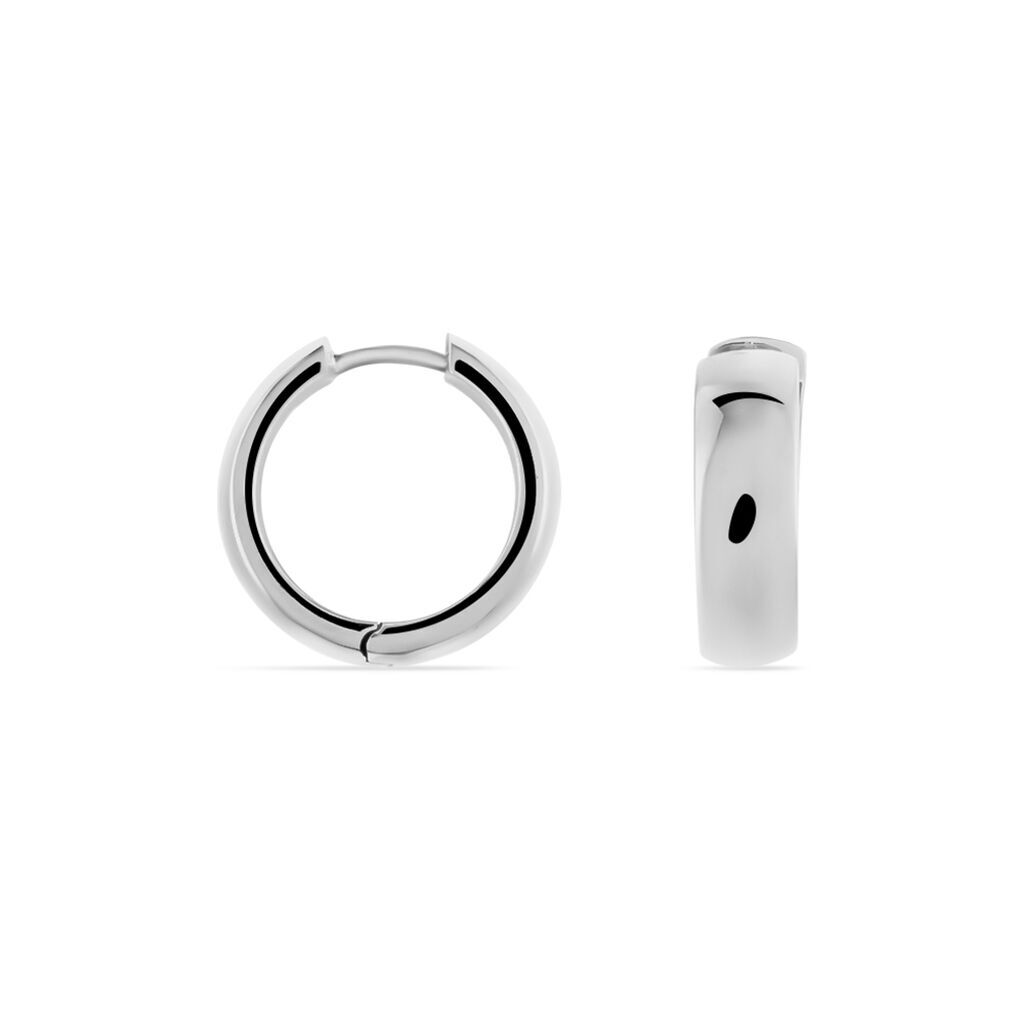 MALIRA Damen Creolen Silber 925 B 3 mm