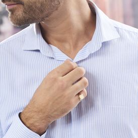Herren Siegelring Gold 375 Zirkonia - Siegelringe Herren | OROVIVO