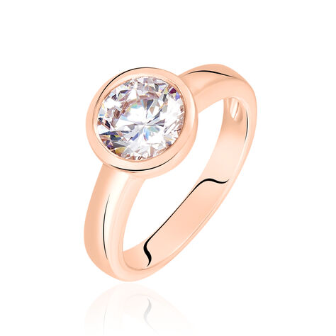 Damenring Silber 925 Rosé Vergoldet Zirkonia - Verlobungsringe Damen | OROVIVO
