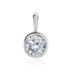 Damen Anhänger Silber 925 Zirkonia Weiß 0,3 ct