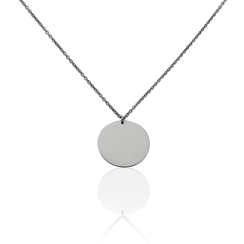 Collier Argent Ruthenium Black - Spannringe Herren | OROVIVO