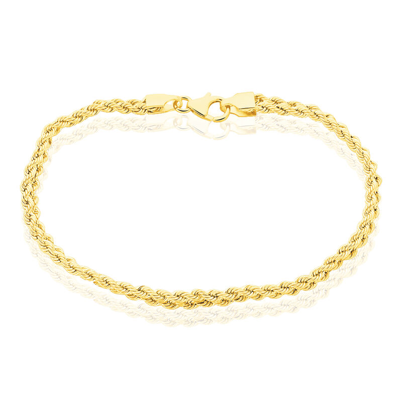 Bracelet Jerry Maille Corde 2 Rangs Or Jaune - Spannringe Damen | OROVIVO